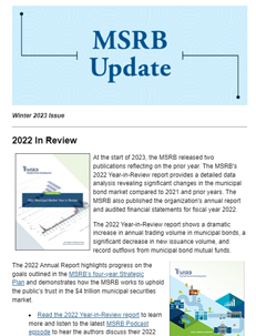 MSRB Update