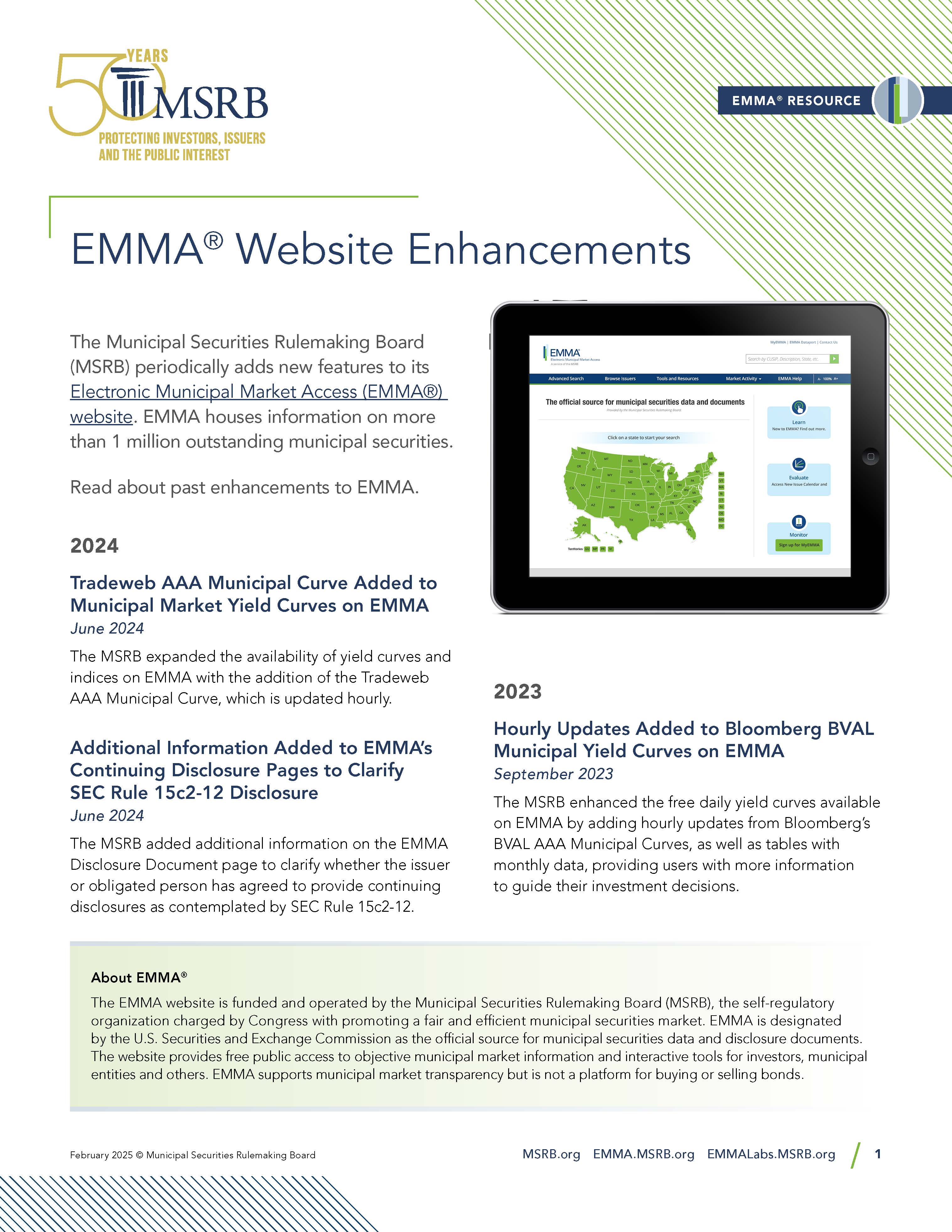 EMMA Website Enhancement Thumbnail