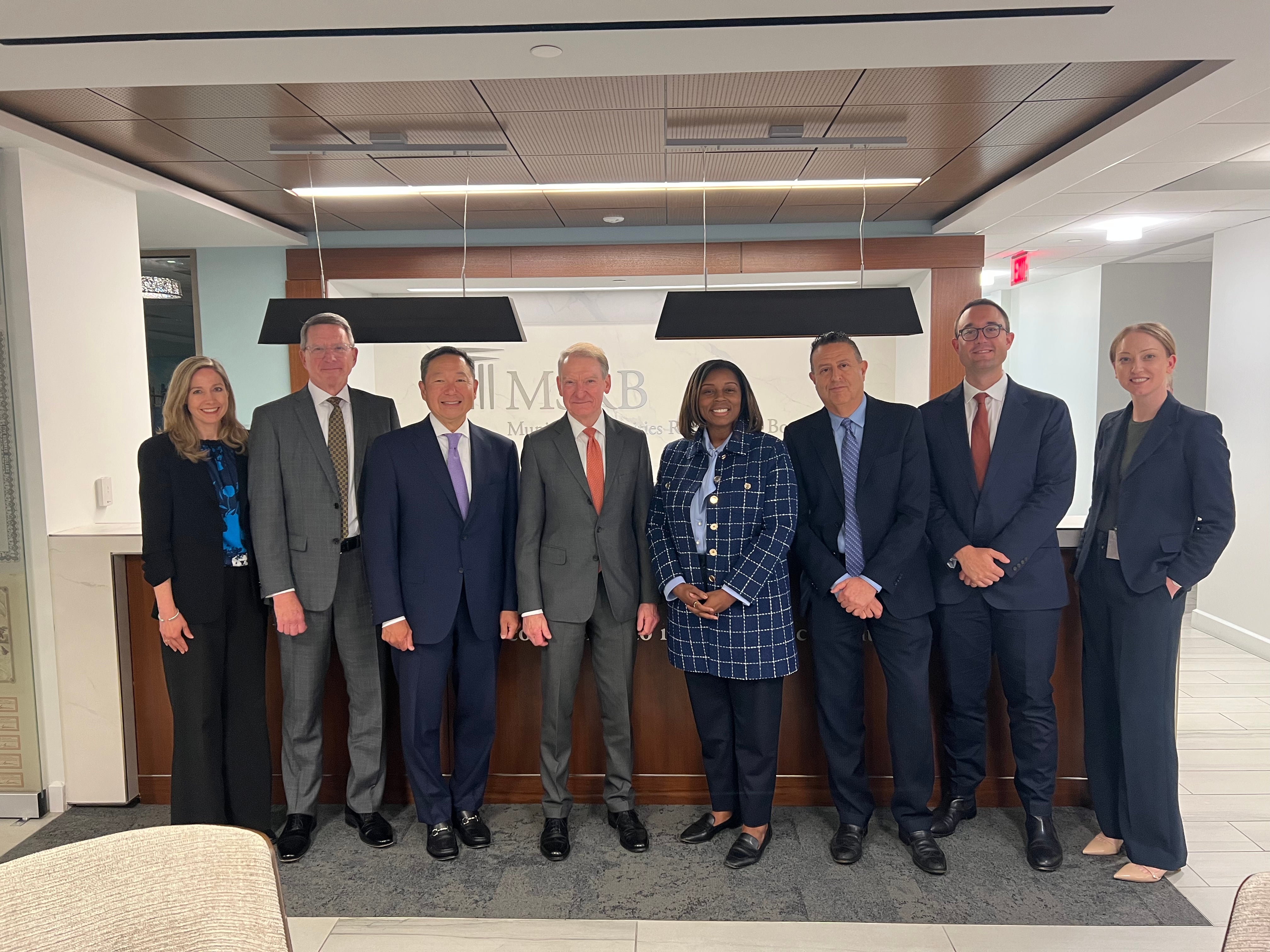 SEC Chairman, MSRB Board Members and Staff