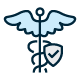 icon of a caduceus