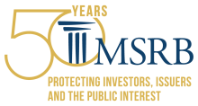 MSRB 50th Logo